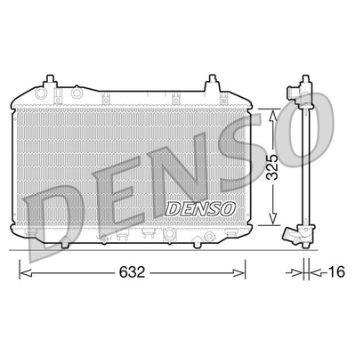 Denso Radiator DRM40031