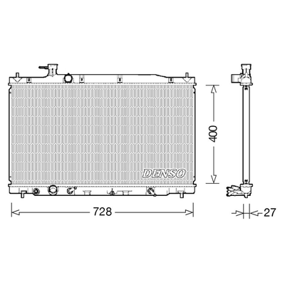 Denso Radiator DRM40033