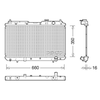 Denso Radiator DRM40034 thumbnail