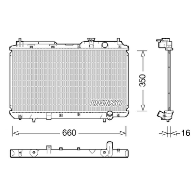 Denso Radiator DRM40034