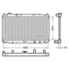 Denso Radiator DRM40035 thumbnail
