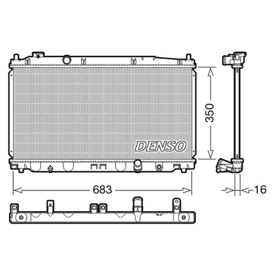 Denso Radiator DRM40035