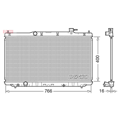 Denso Radiator DRM40038