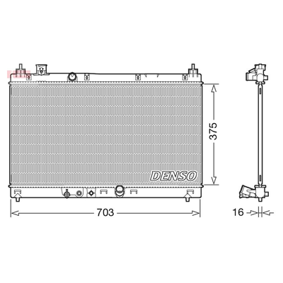 Denso Radiator DRM40045