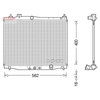 Denso Radiator DRM40046 thumbnail