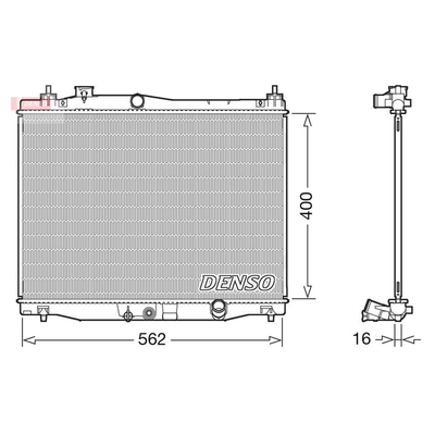 Denso Radiator DRM40047