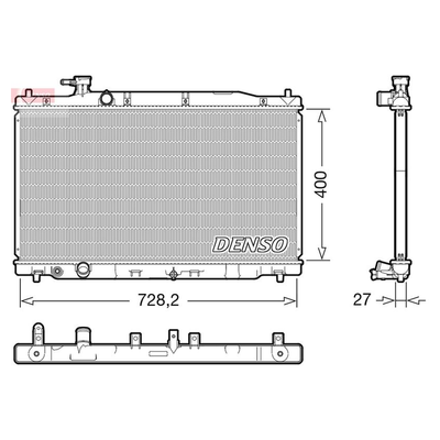 Denso Radiator DRM40050