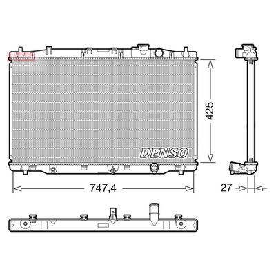 Denso Radiator DRM40052