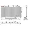 Denso Radiator DRM40056 thumbnail