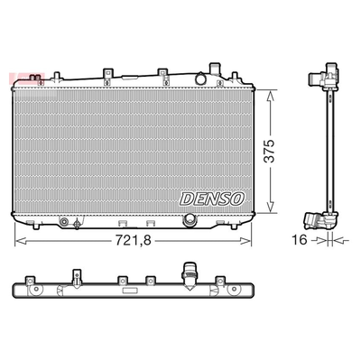 Denso Radiator DRM40056