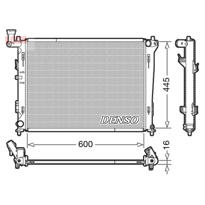 Denso Radiator DRM41004