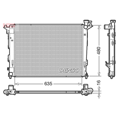 Denso Radiator DRM41006