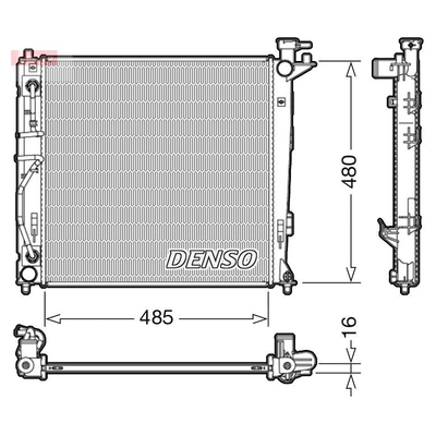 Denso Radiator DRM41007