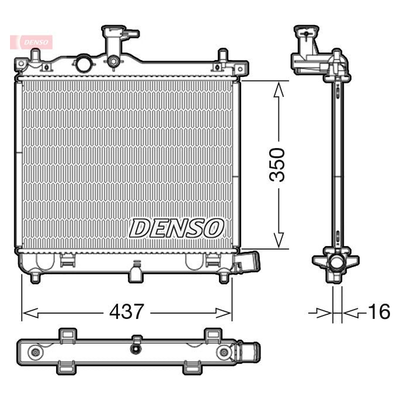 Denso Radiator DRM41009