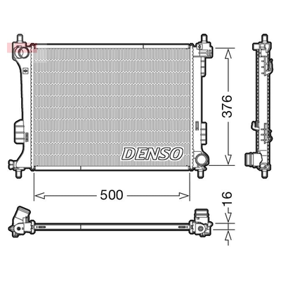 Denso Radiator DRM41010