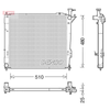 Denso Radiator DRM41015 thumbnail
