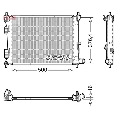 Denso Radiator DRM41017