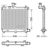 Denso Radiator DRM41021 thumbnail