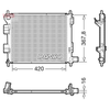 Denso Radiator DRM41022 thumbnail