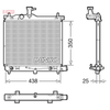 Denso Radiator DRM41023 thumbnail