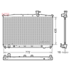 Denso Radiator DRM41024 thumbnail