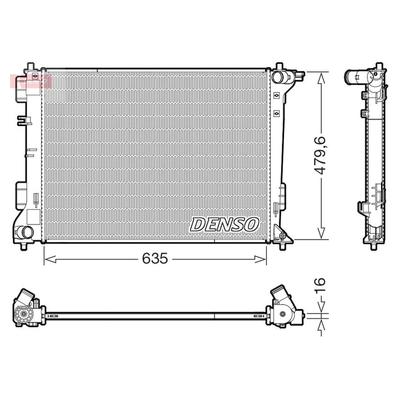 Denso Radiator DRM41028