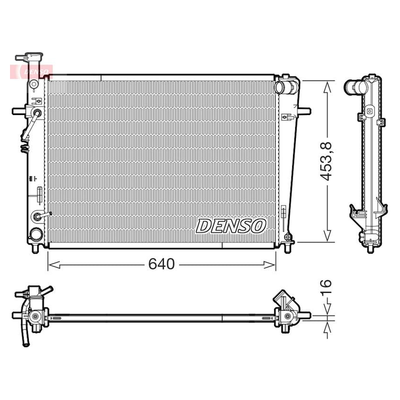 Denso Radiator DRM41029