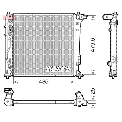 Denso Radiator DRM41030