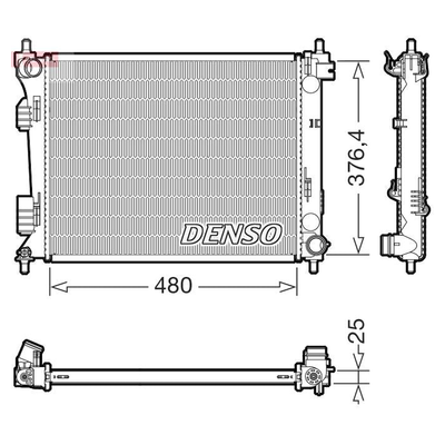 Denso Radiator DRM41037