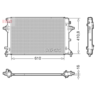 Denso Radiator DRM41038