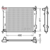 Denso Radiator DRM43003 thumbnail