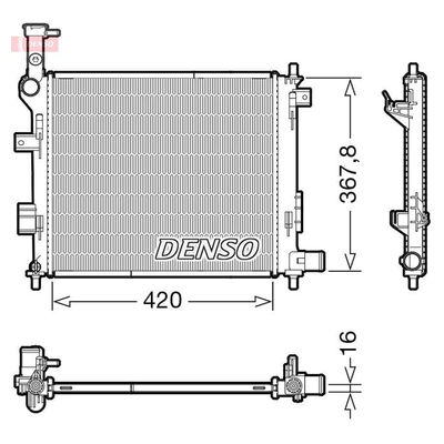 Denso Radiator DRM43005