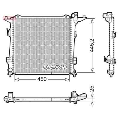 Denso Radiator DRM43006