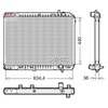 Denso Radiator DRM43008 thumbnail