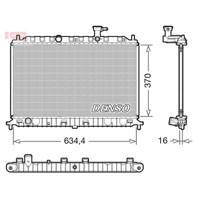 Denso Radiator DRM43009