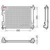 Denso Radiator DRM43011 thumbnail