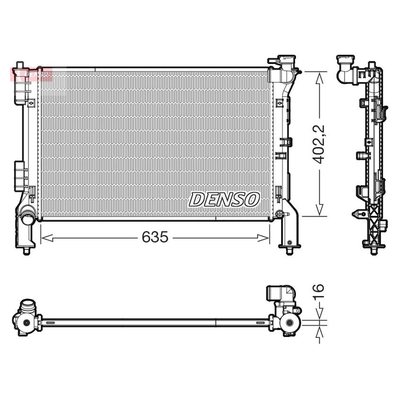 Denso Radiator DRM43012