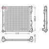 Denso Radiator DRM43017 thumbnail