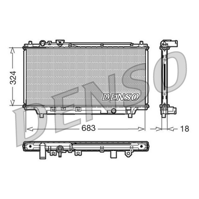 Denso Radiator DRM44002