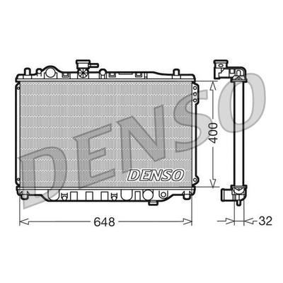 Denso Radiator DRM44007