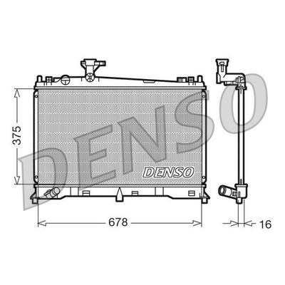 Denso Radiator DRM44010