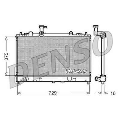 Denso Radiator DRM44011