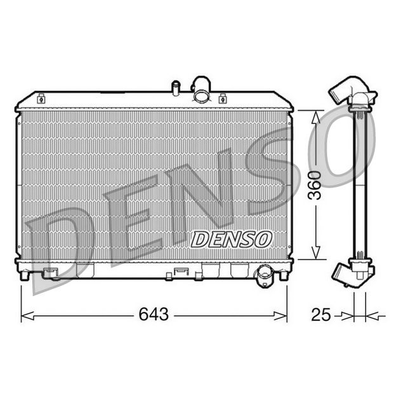 Denso Radiator DRM44013