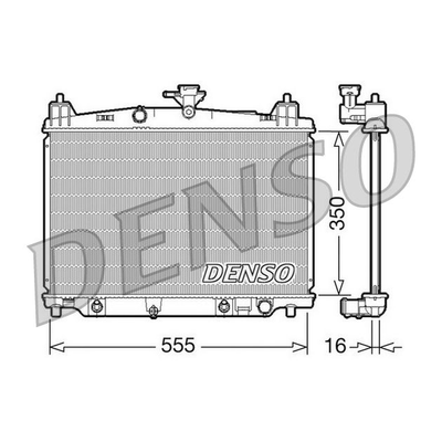 Denso Radiator DRM44018