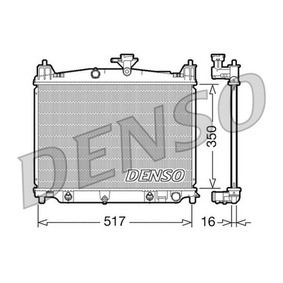 Denso Radiator DRM44019