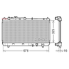 Denso Radiator DRM44032 thumbnail