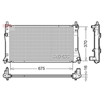 Denso Radiator DRM44035