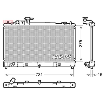 Denso Radiator DRM44036