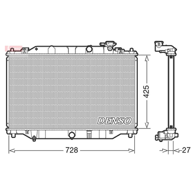 Denso Radiator DRM44040