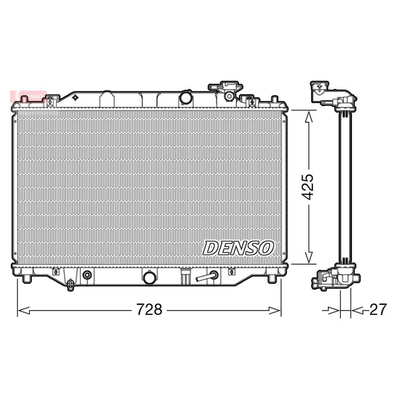Denso Radiator DRM44041